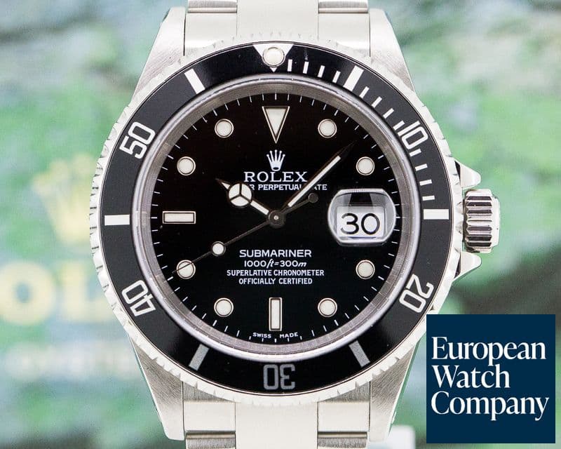 Image of Rolex Submariner SS Black Dial 