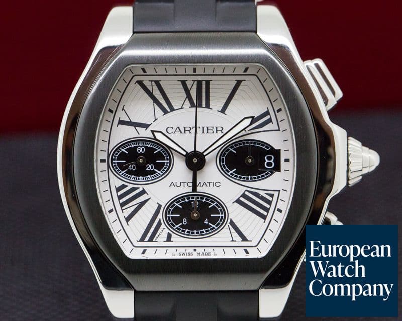 Image of Cartier Roadster Chronograph XL ADLC SS / Rubber 