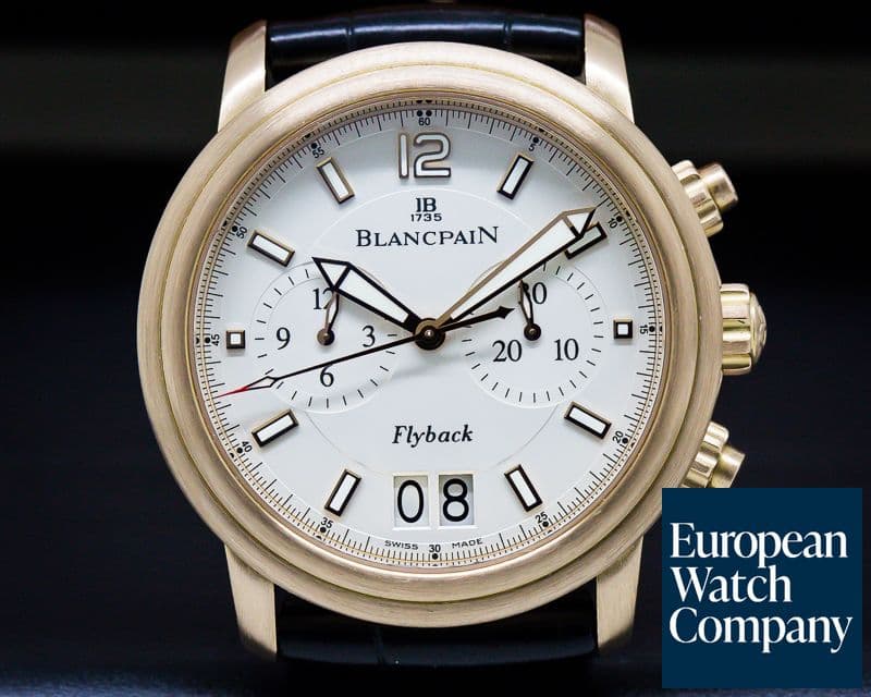 Image of Blancpain Flyback Big Date Brushed Rose Gold 