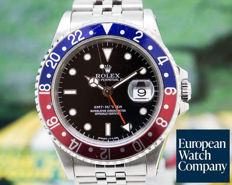Image of Rolex 16700 GMT Master Red / Blue Pepsi Bezel 