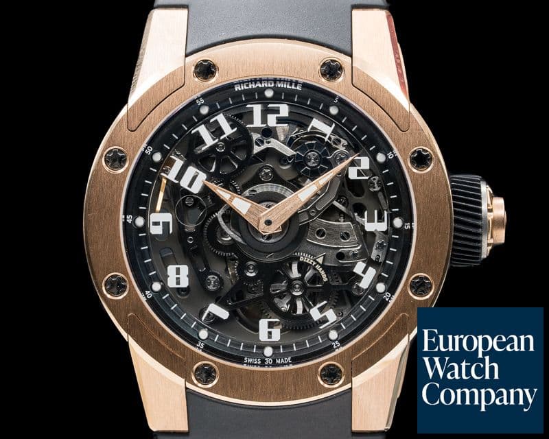 Image of Richard Mille Dizzy Hands RM 63 Rose Gold