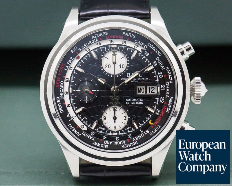 Image of Ball Trainmaster Worldtime Chronograph SS / Strap