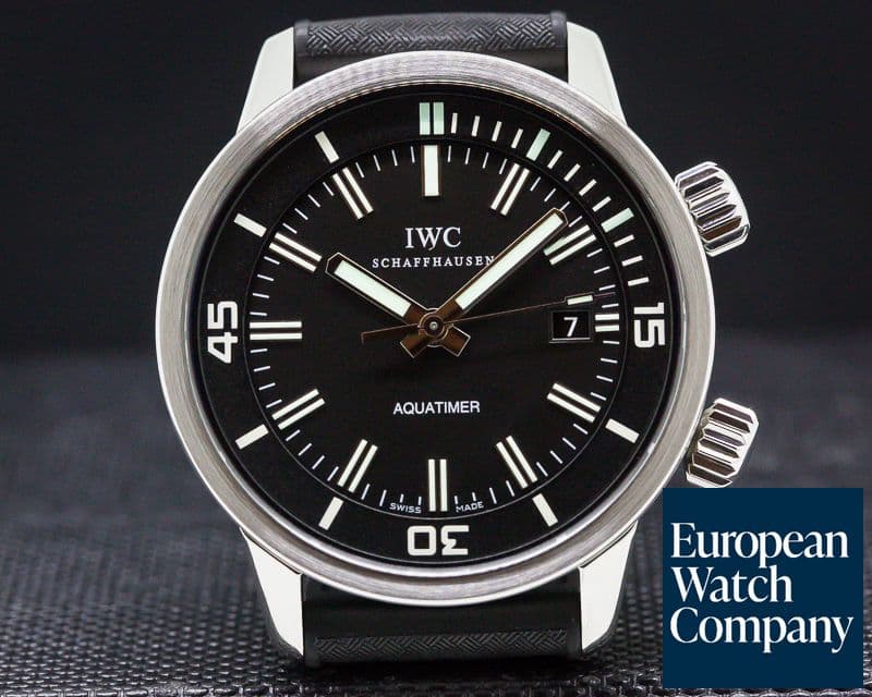 Image of IWC Aquatimer Automatic
SS Black Dial / Rubber Strap