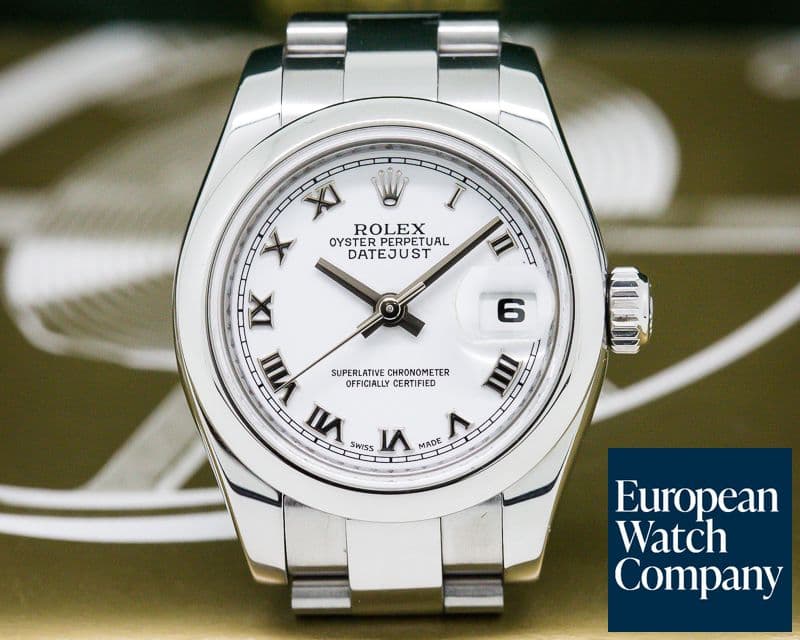 Image of Rolex Oyster Perpetual Ladies Datejust White Roman Dial SS / SS 