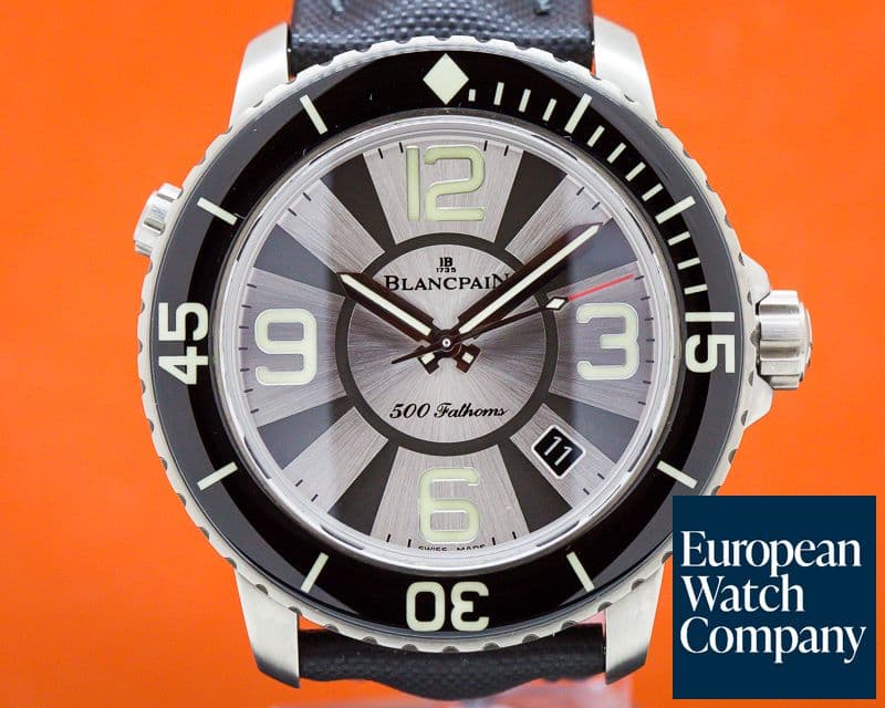 Image of Blancpain 500 Fathoms Titanium Silver Dial Limited Edition to 50 Pieces