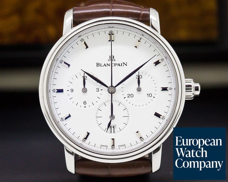 Image of Blancpain Villeret Chronographe Monopoussoir SS