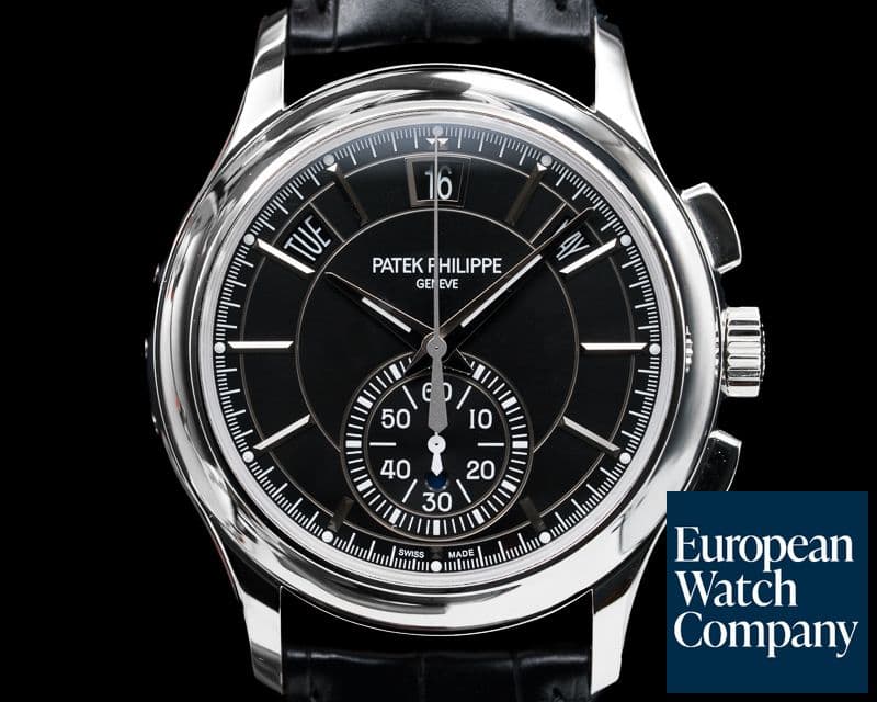 Image of Patek Philippe Chronograph Annual Calendar Platinum / Black Dial