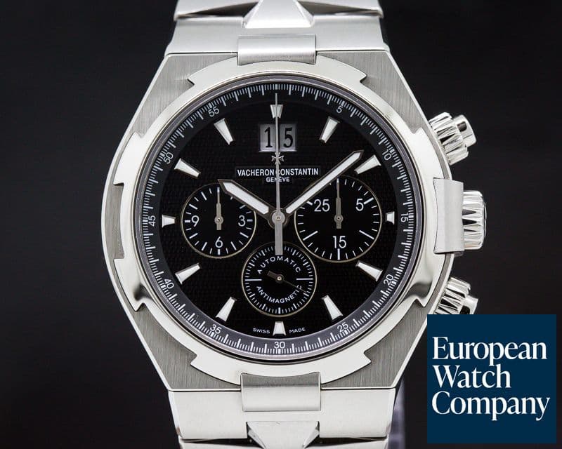 Image of Vacheron Constantin Overseas Chronograph Black Dial SS / SS 