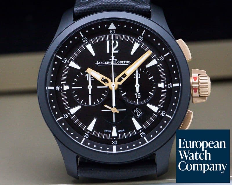 Image of Jaeger LeCoultre Master Compressor II Chronograph GMT Ceramic 


