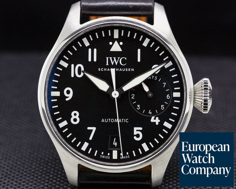 Image of IWC Big Pilot SS / Leather Santoni