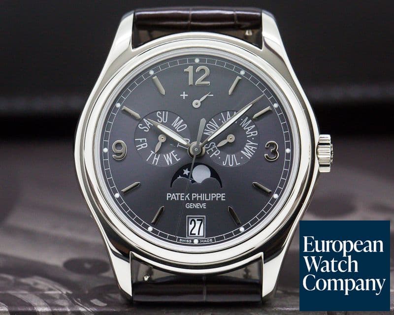 Image of Patek Philippe Annual Calendar 18K White Gold Slate Dial 