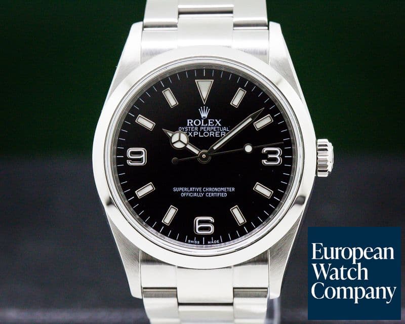 Image of Rolex Explorer I 36MM SS Black Dial FULL SET

