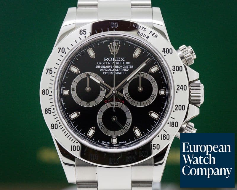 Image of Rolex Daytona Black Dial SS 