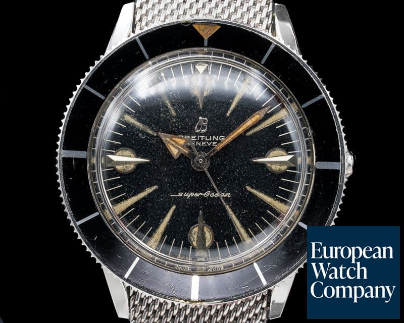 Image of Breitling 1004 Vintage Super Ocean Circa 1959 + Original Bracelet