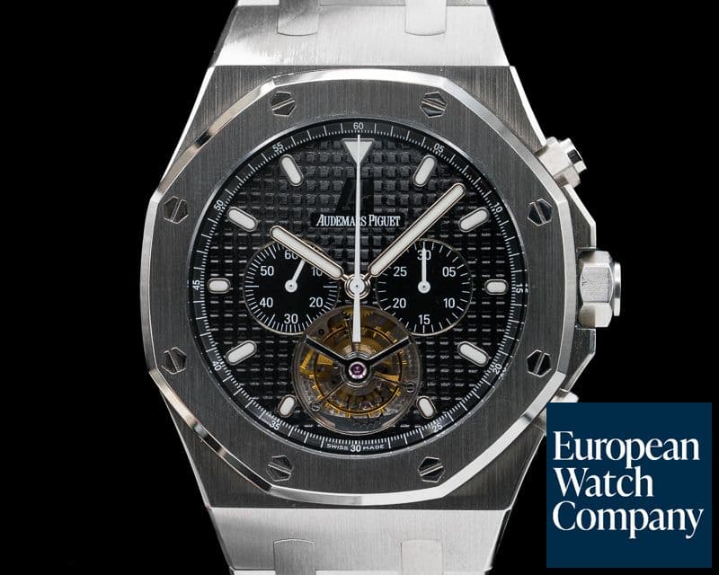 Image of Audemars Piguet Royal Oak Tourbillon Chronograph Black Dial 