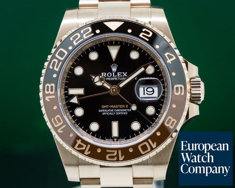 Image of Rolex GMT Master II 18K Everose Ceramic Root Beer