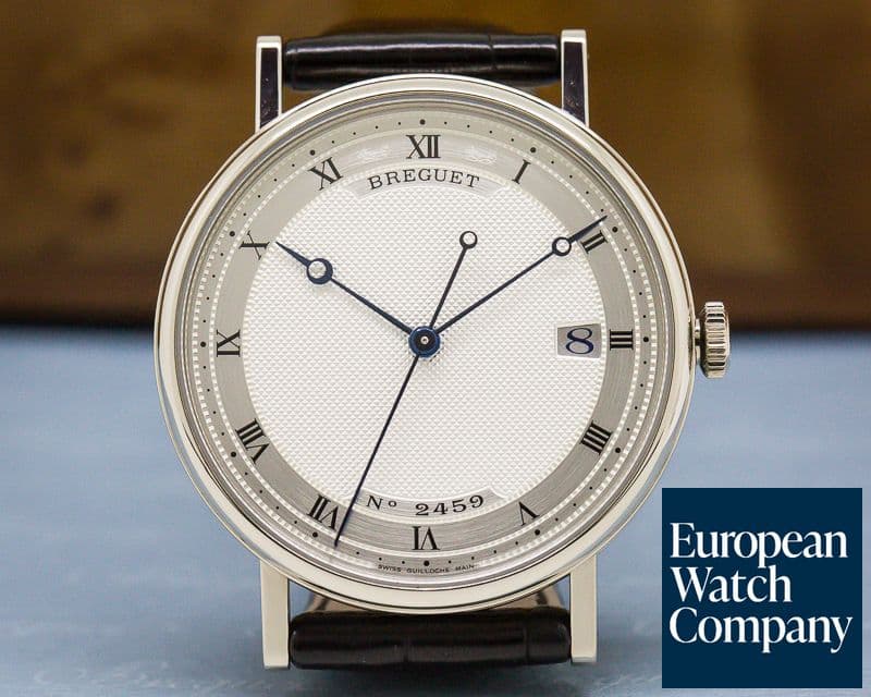 Image of Breguet Classique Guilloche Dial 18K White Gold