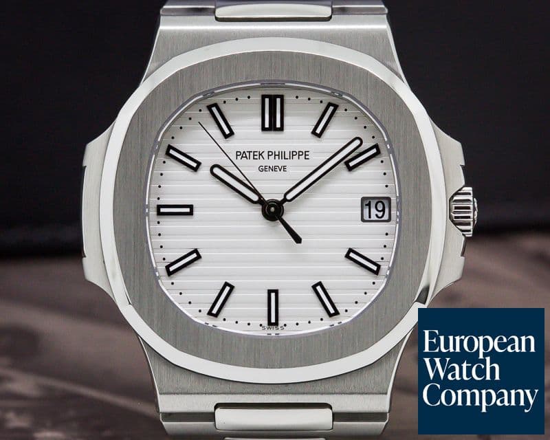 Image of Patek Philippe Jumbo Nautilus White Dial SS 