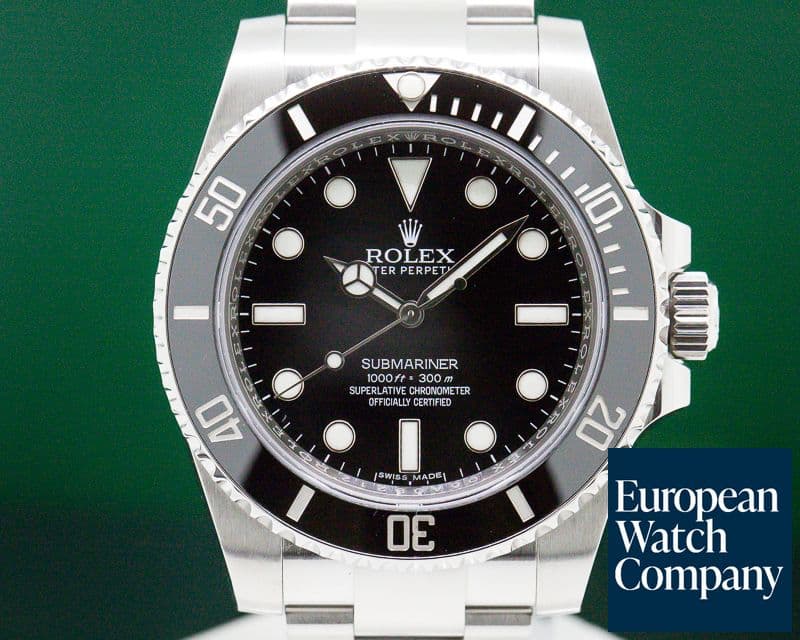 Image of Rolex Submariner No Date Ceramic Bezel SS