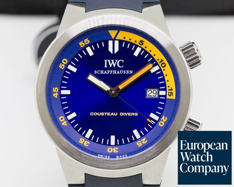 Image of IWC Aquatimer Automatic COUSTEAU DIVERS SS / Rubber 