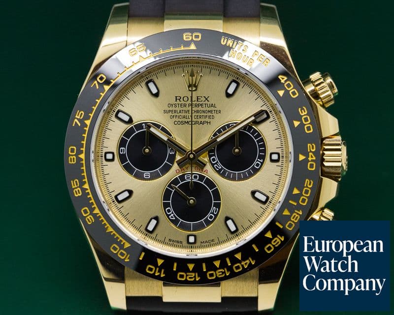 Image of Rolex Cosmograph Daytona Ceramic 18K Yellow Gold / Champagne Dial 