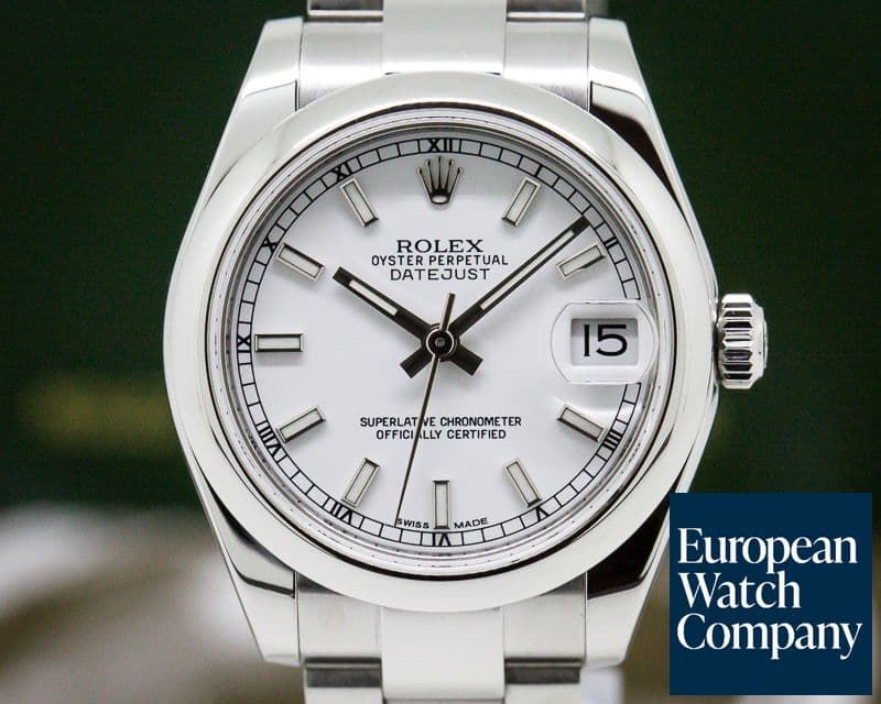 Image of Rolex Ladies Rolex Datejust White Index Dial