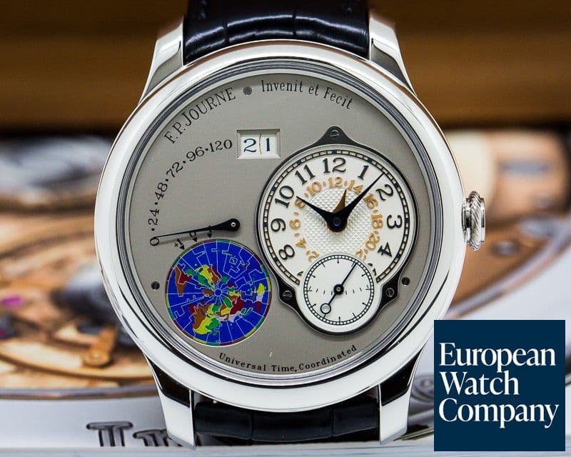 Image of F. P. Journe Octa UTC Platinum Silver Dial 