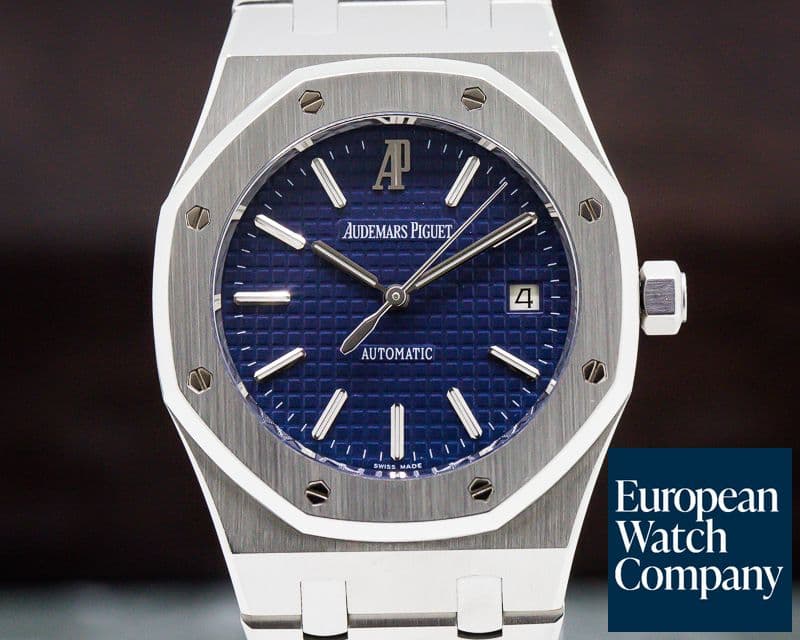 Image of Audemars Piguet 15300 Royal Oak Blue Dial SS FULL SET