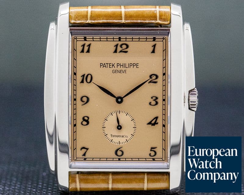 Image of Patek Philippe Gondolo "TIFFANY & CO" 18K White Gold Manual Wind 