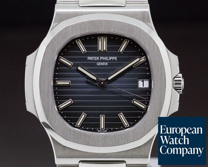 Image of Patek Philippe Jumbo Nautilus Blue Dial SS