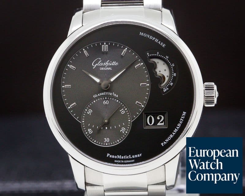 Image of Glashutte Original PanoMatic Lunar SS Grey Dial