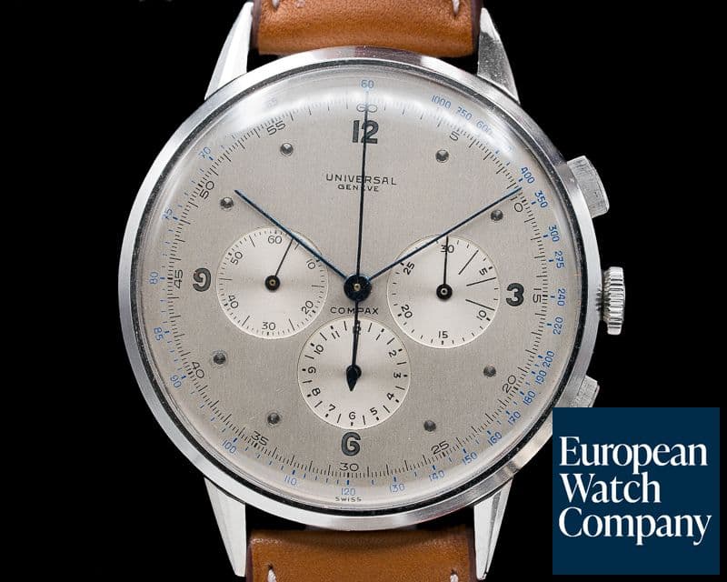 Image of Universal Geneve Vintage Big Pilot Oversized Compax 46MM 1942 EXCEPTIONAL