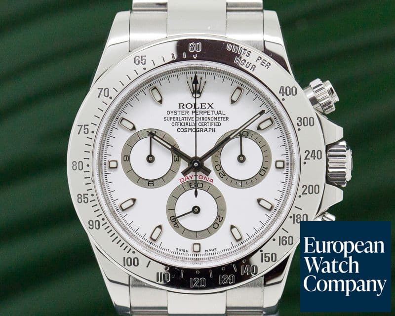 Image of Rolex Daytona White Dial SS 