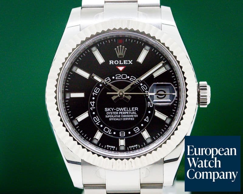 Image of Rolex Sky Dweller Steel Black Dial 