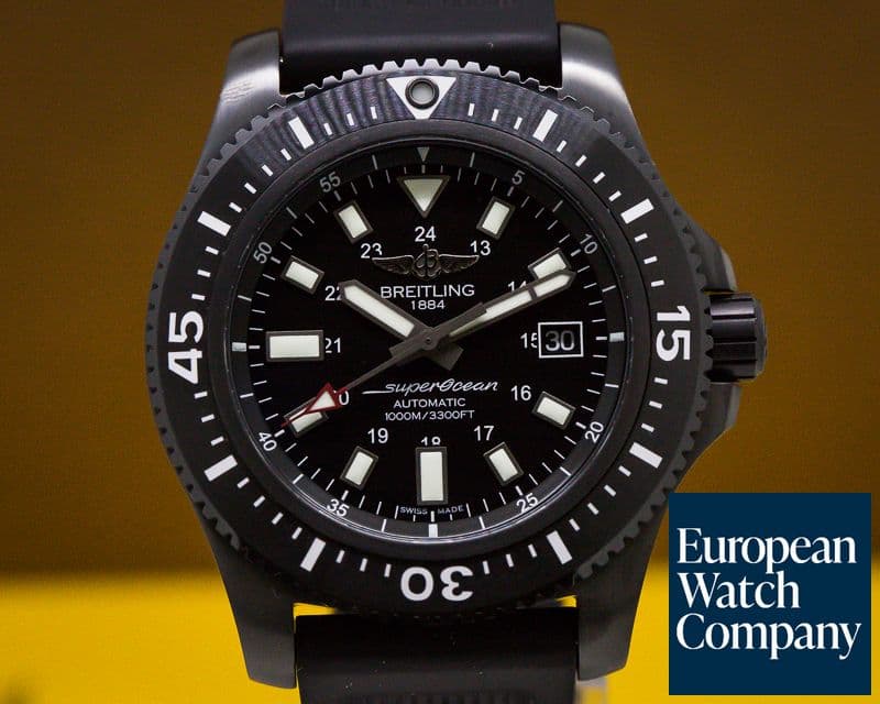 Image of Breitling SuperOcean 44 Special Black Steel / Ceramic 
