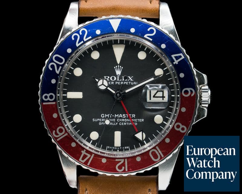 Image of Rolex Vintage GMT Master "Pepsi Bezel" SS Circa 1978