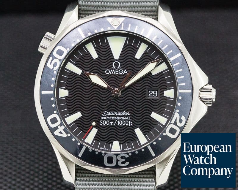 Image of Omega Seamaster Professional Black Dial SS Quartz