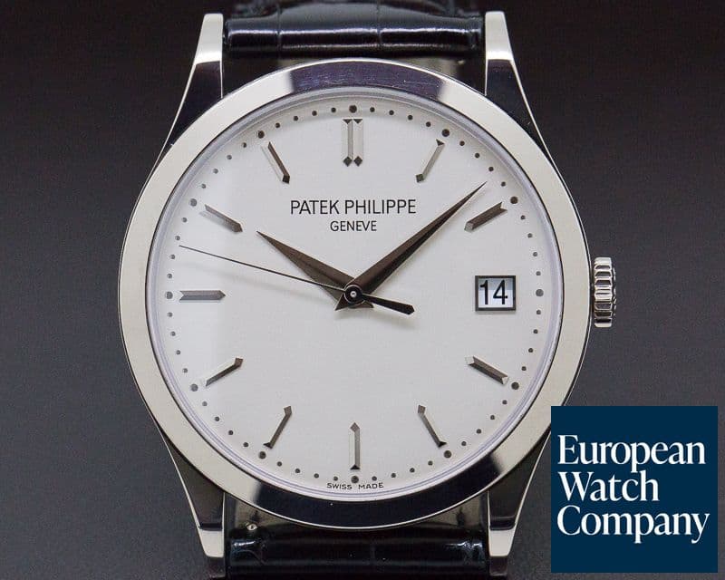 Image of Patek Philippe Calatrava 18K White Gold Silver Dial 