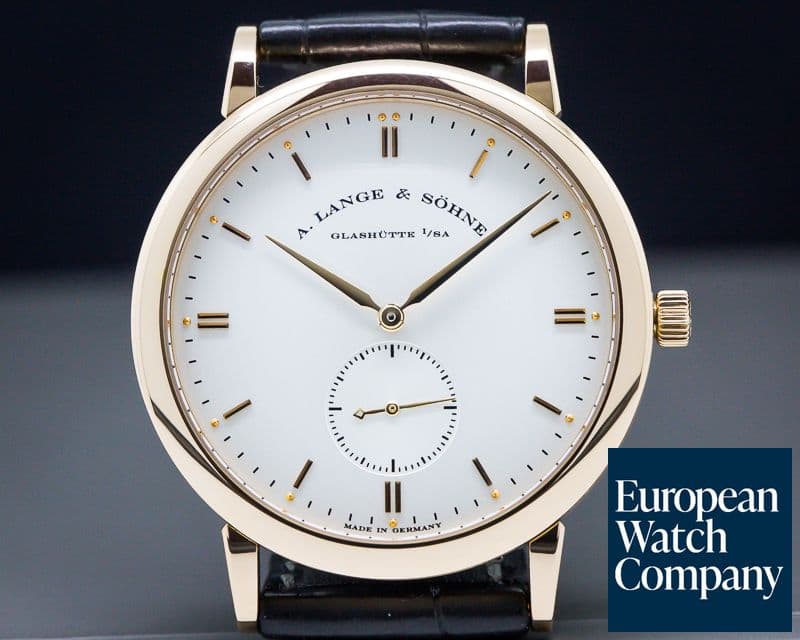 Image of A. Lange and Sohne Saxonia Rose Gold Manual Wind 37MM