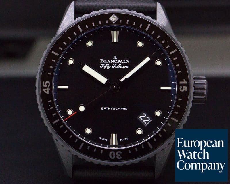 Image of Blancpain Fifty Fathoms Bathyscaphe Ceramic 