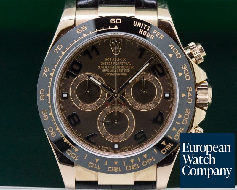 Image of Rolex Cosmograph Daytona 18K Rose Gold / Chocolate Dial 