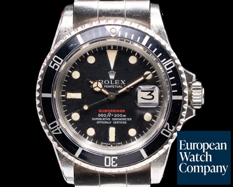 Image of Rolex Submariner RED MK IV Circa 1973 SS 
