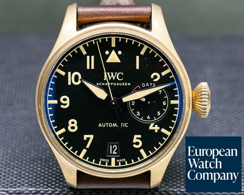 Image of IWC Big Pilot BRONZE Black Dial 