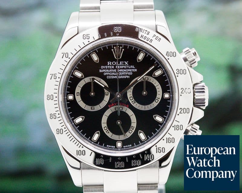 Image of Rolex Daytona SS Black Dial
