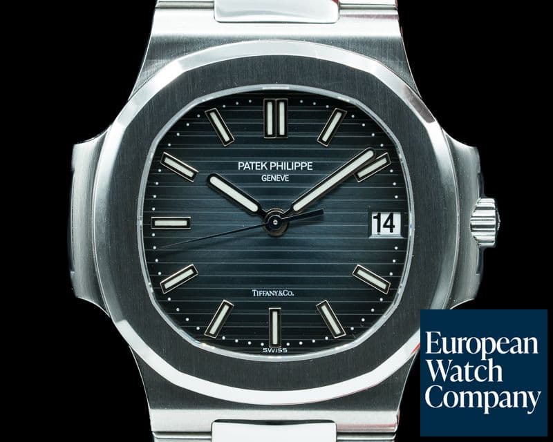 Image of Patek Philippe Nautilus 5800 TIFFANY & CO Steel / Blue Dial RARE