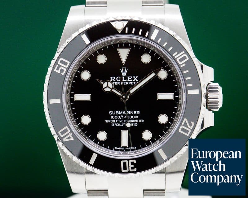 Image of Rolex Submariner No Date Ceramic Bezel SS