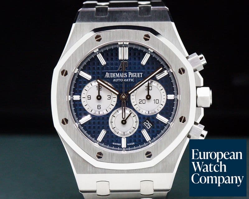 Image of Audemars Piguet Royal Oak Chronograph Blue Dial SS 41MM 