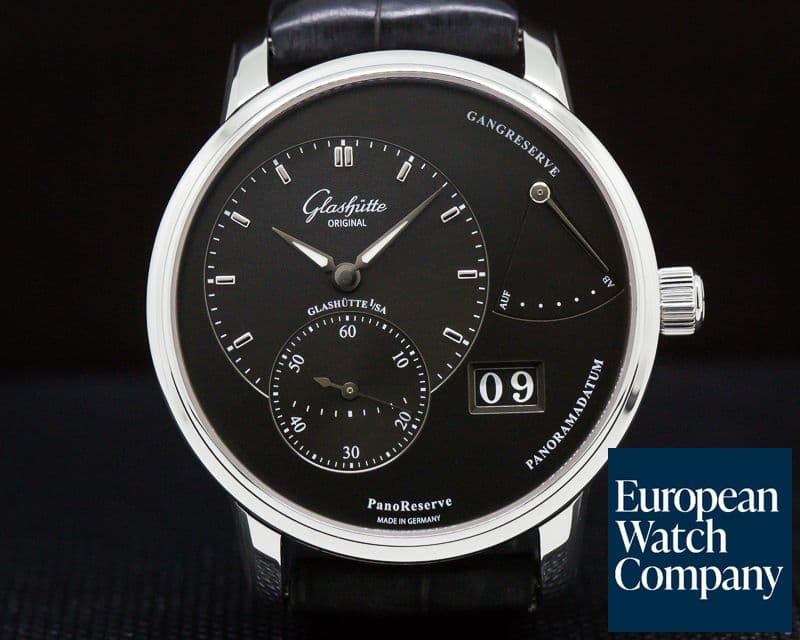 Image of Glashutte Original PanoReserve Manual Wind Grey Dial SS
