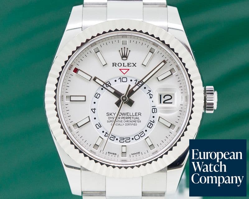 Image of Rolex Sky Dweller Steel White Dial SS