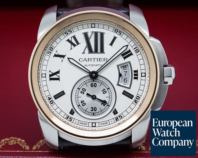 Image of Cartier Calibre de Cartier SS / 18K Rose Gold 